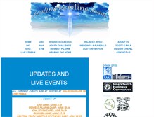Tablet Screenshot of holinessonline.com